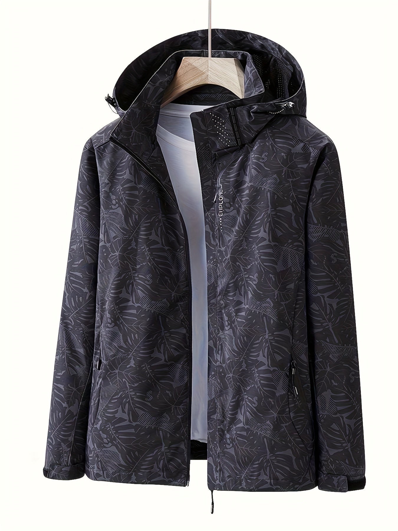 Lauren | Windproof Outdoor Jacket with Camouflage Print