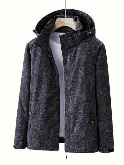 Lauren | Windproof Outdoor Jacket with Camouflage Print