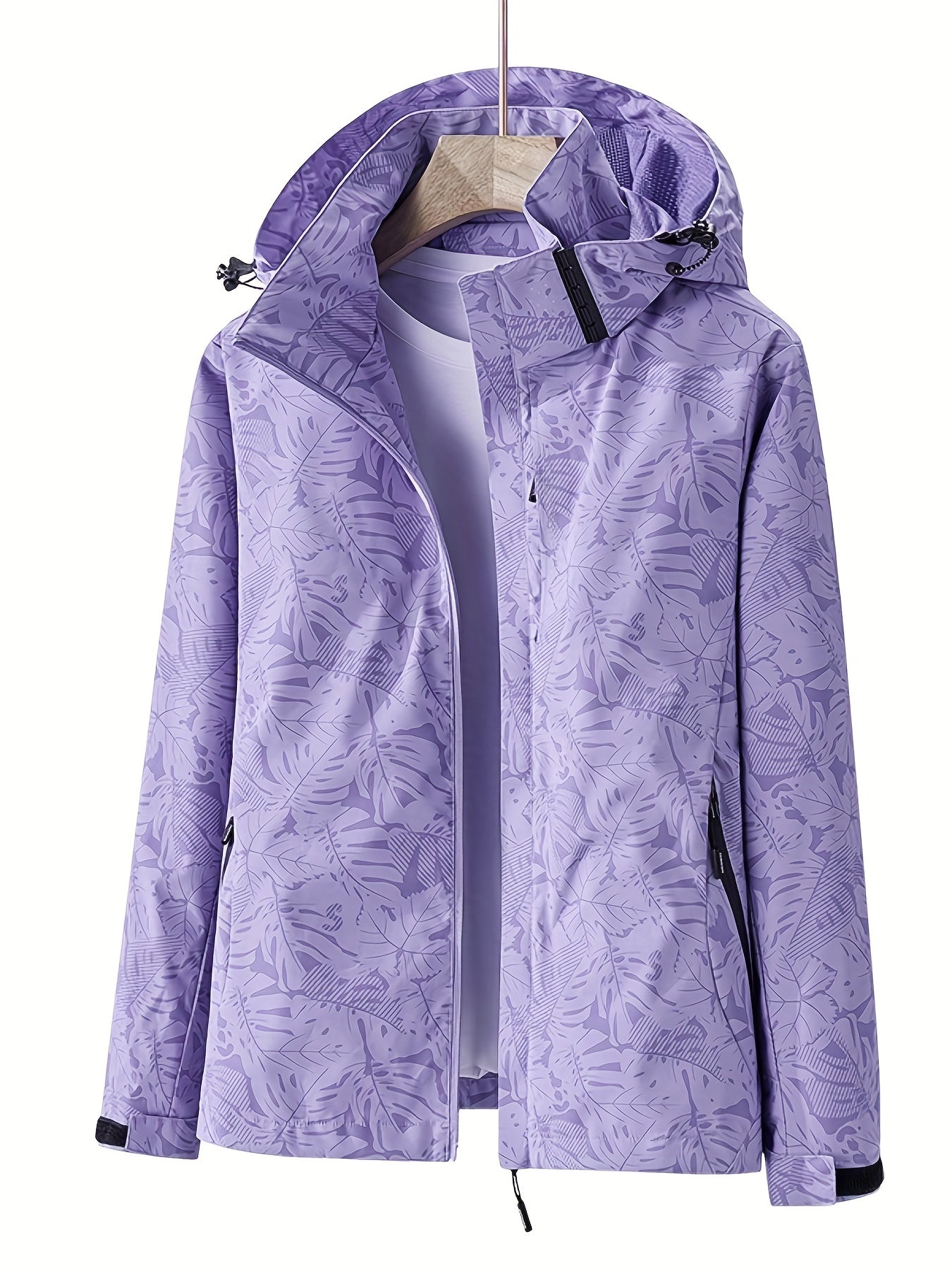 Lauren | Windproof Outdoor Jacket with Camouflage Print